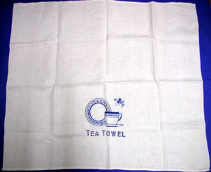 how to display tea towels