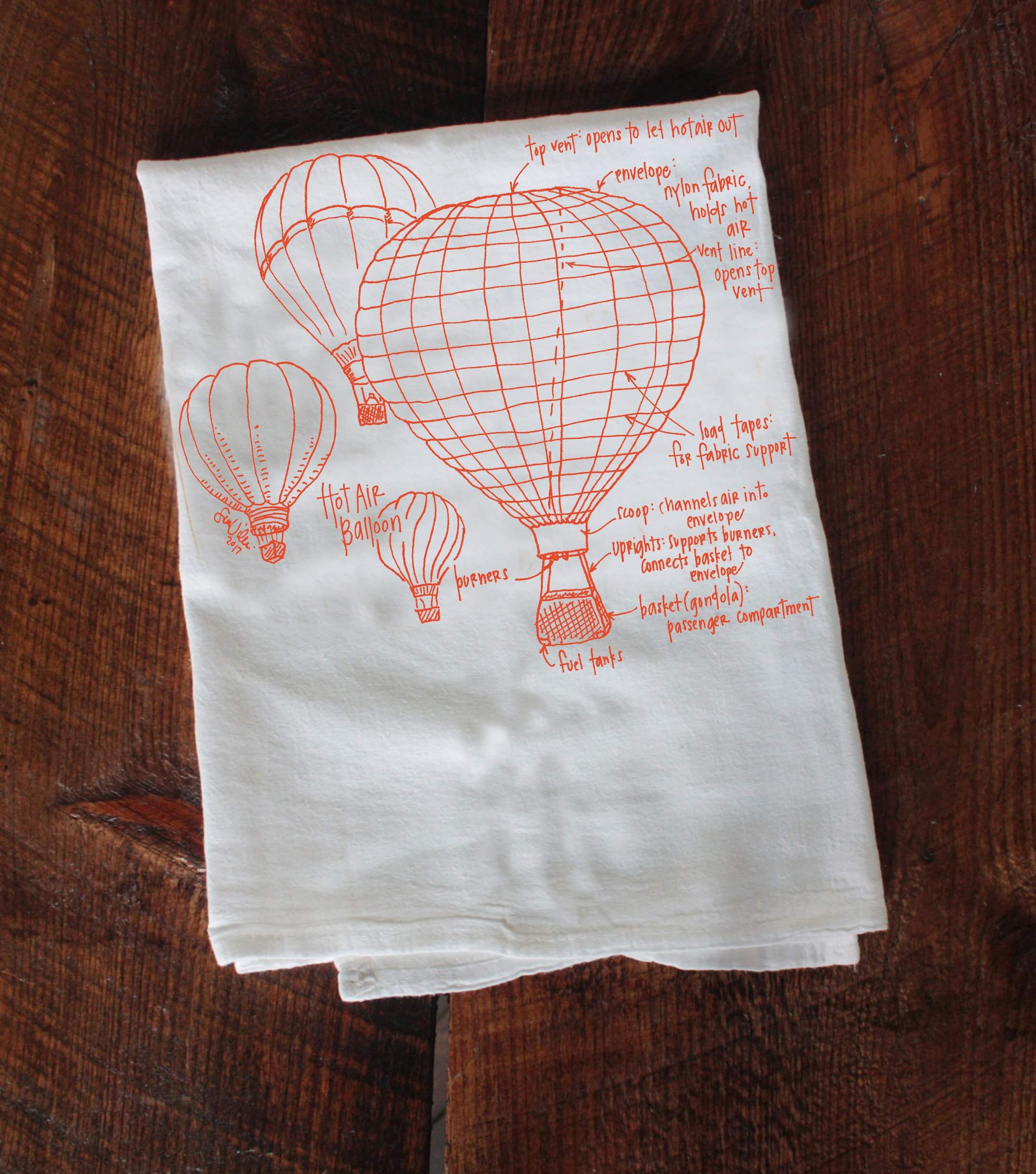 Balloon Tea Towel