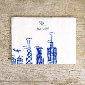 Chicago tea towel