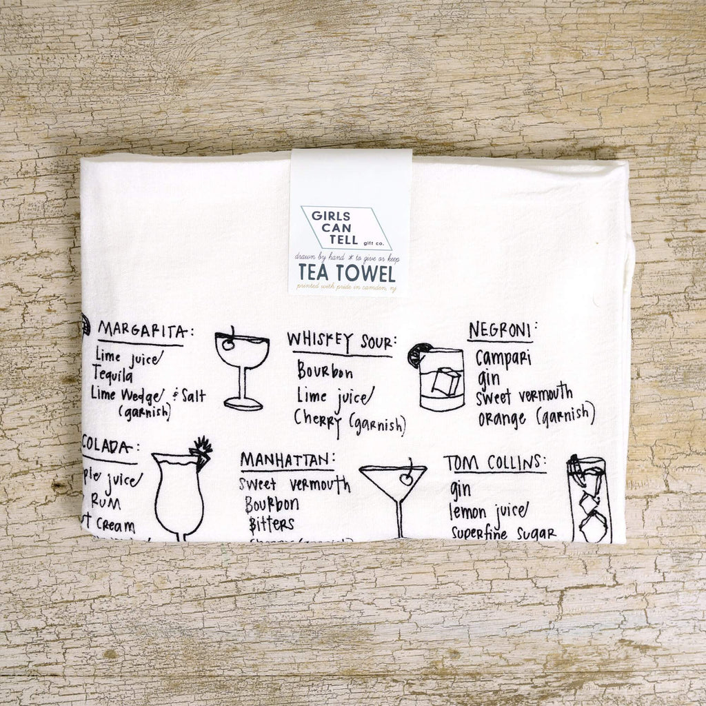 Cocktail Tea Towel