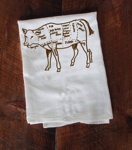 Cow tea towels