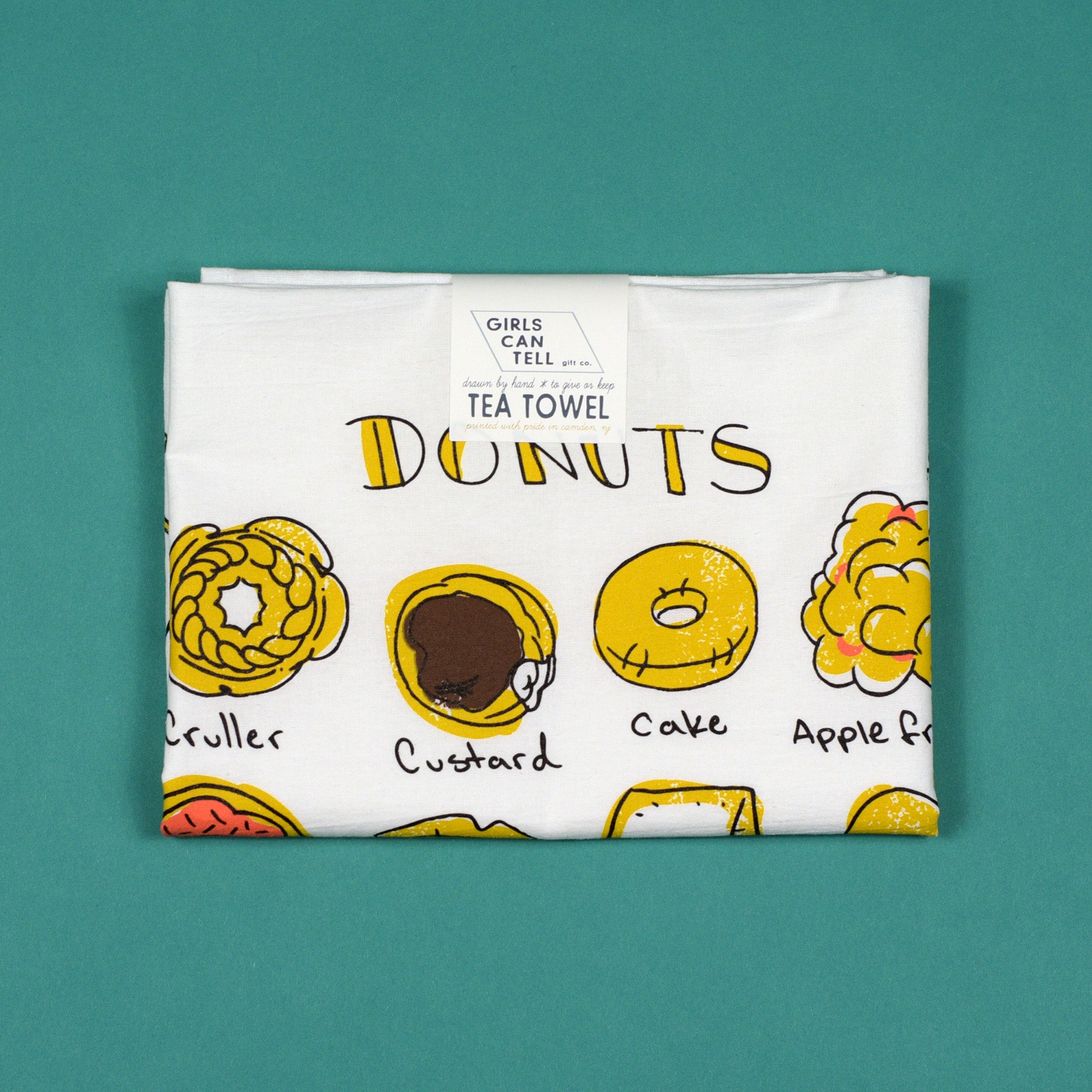 Donuts Tea Towel