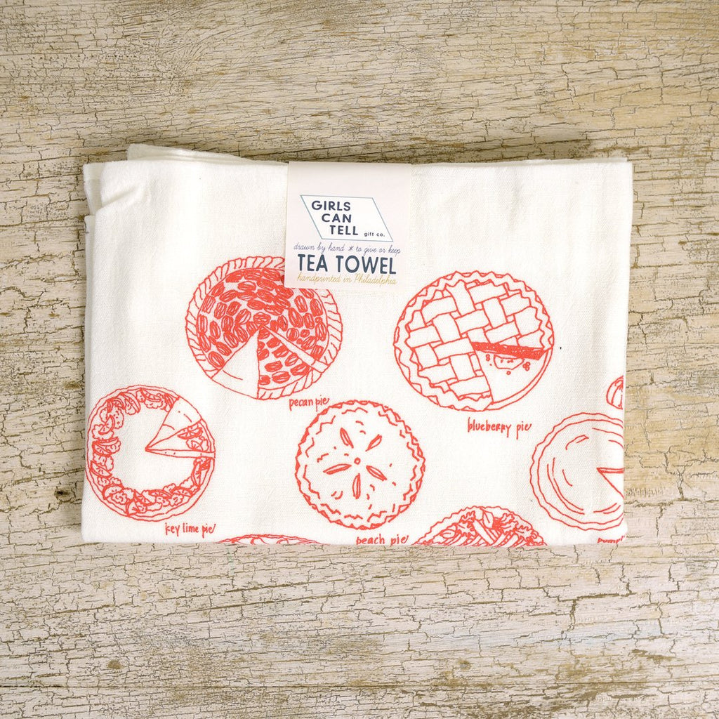 Holiday Pies Tea Towel