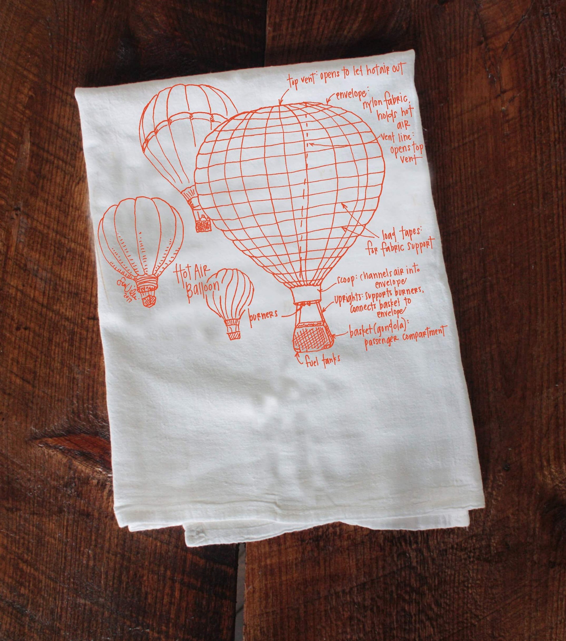 Balloon Tea Towel