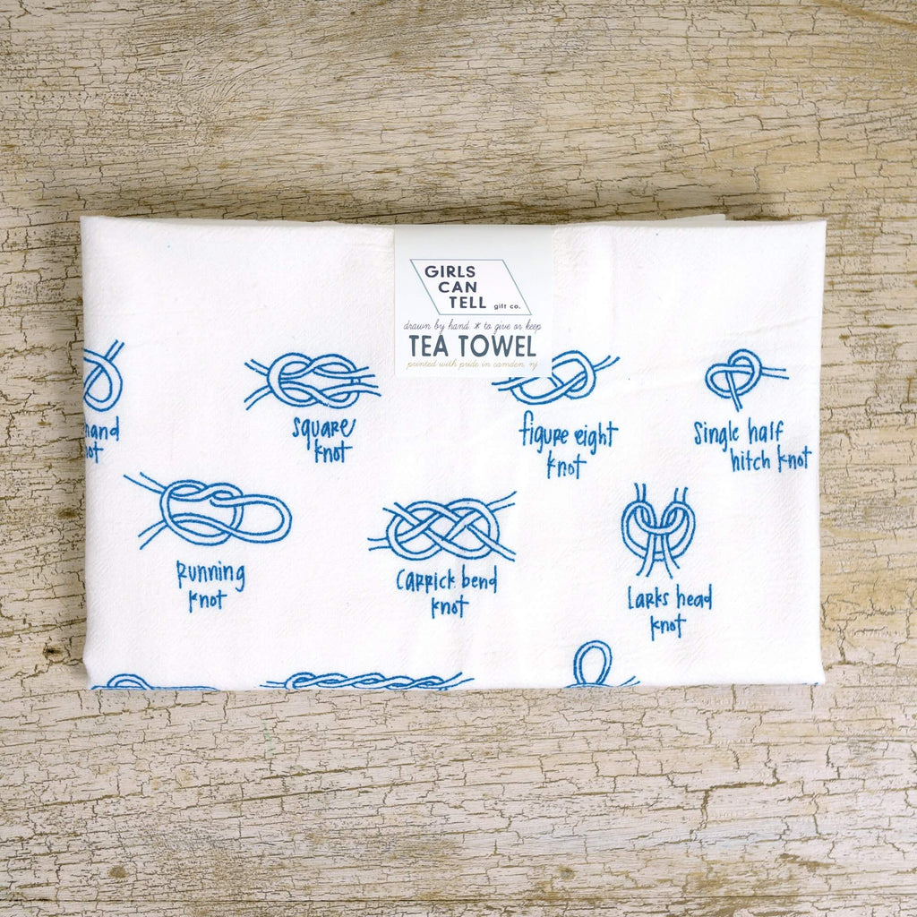 Nautical Knots Tea Towel