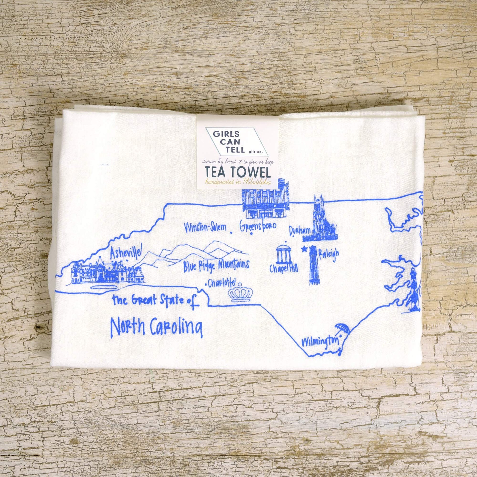 North Carolina Tea Towel