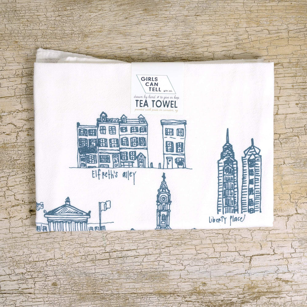 Philadelphia Landmarks Tea Towel