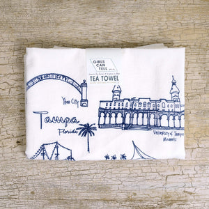 Tampa Florida Tea Towel