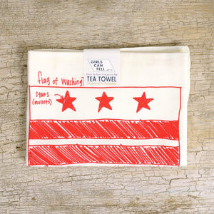 Washington DC Flag Tea Towel