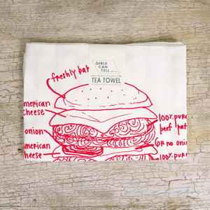 Burger Tea Towel