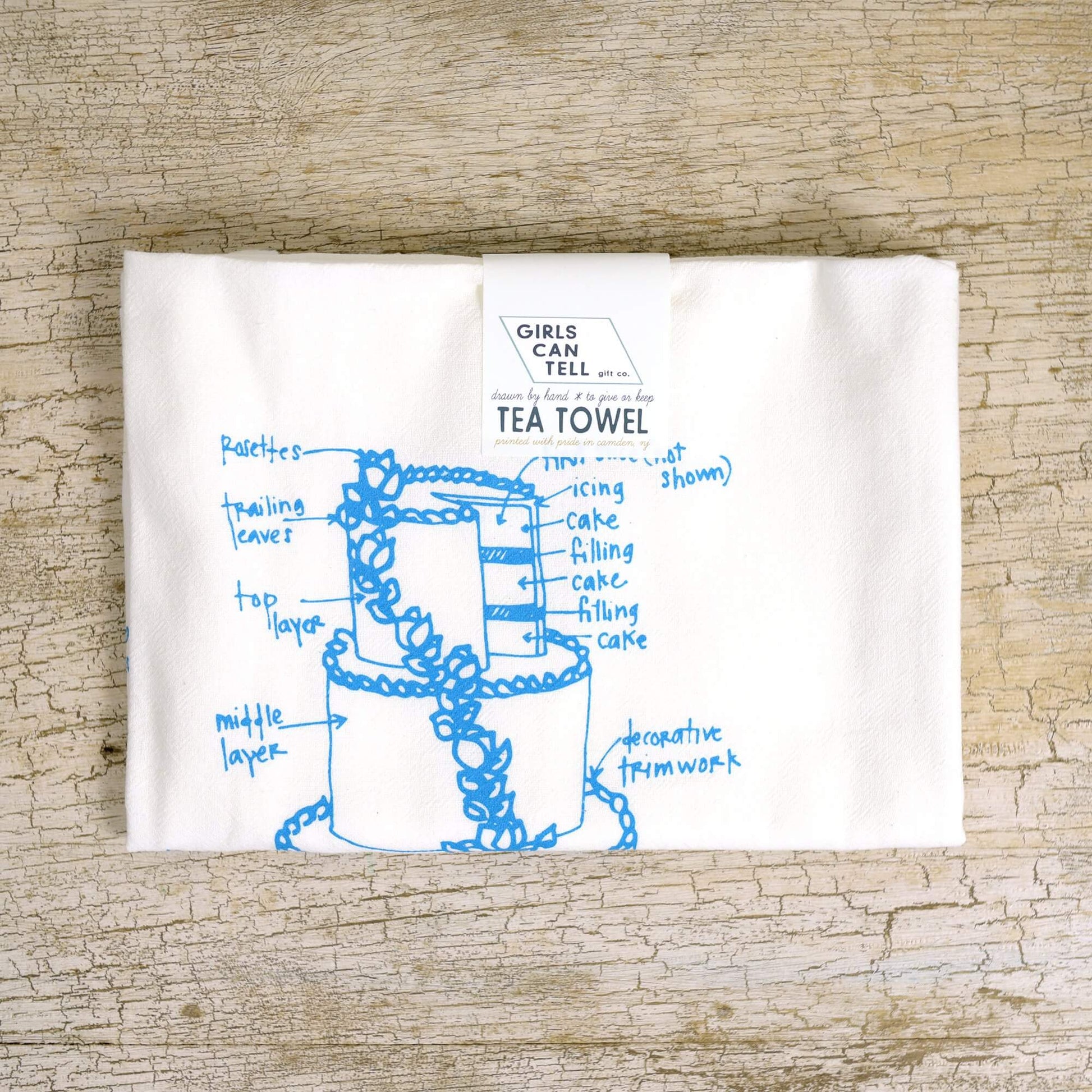 wedding tea towel
